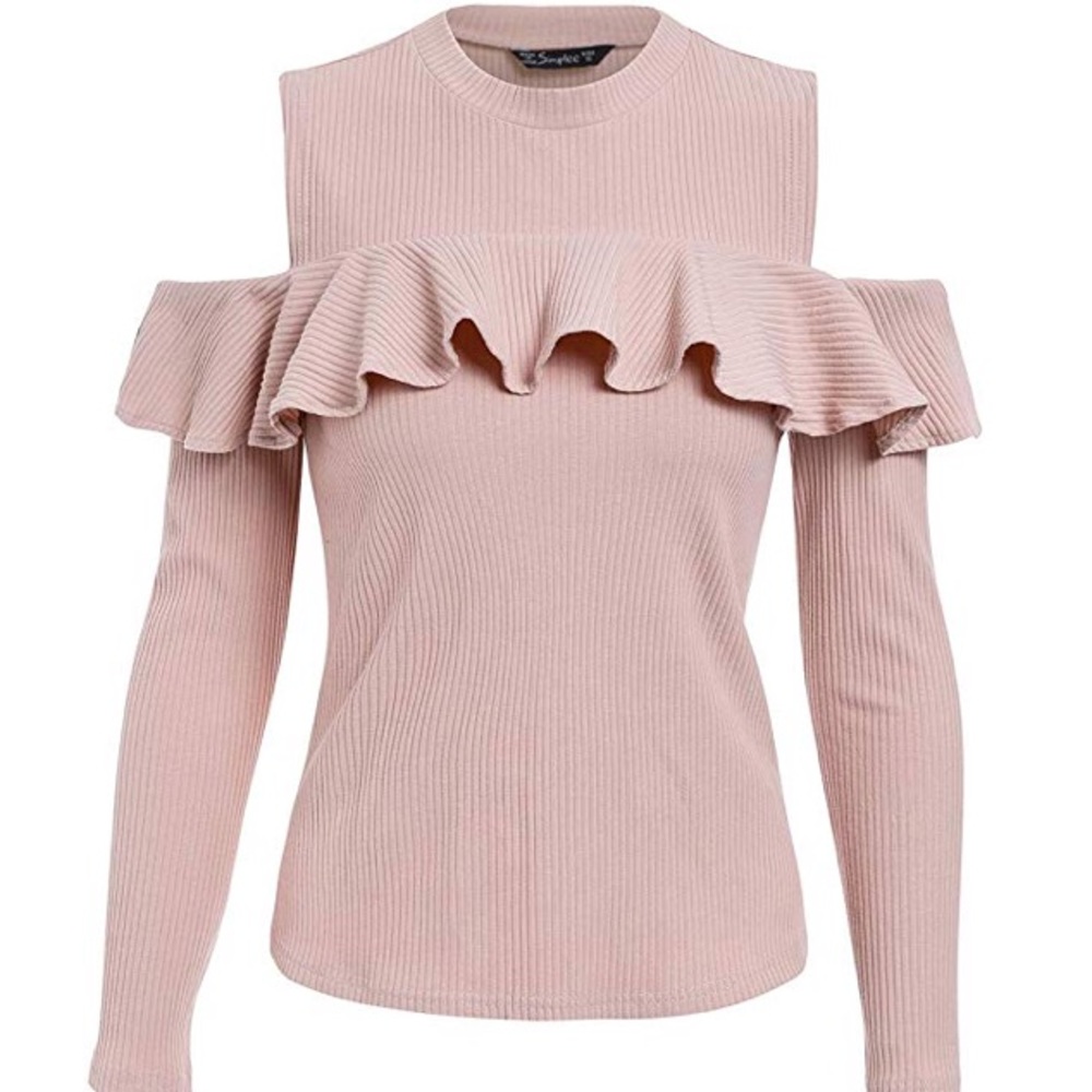 Autumn Cold Shoulder Long Sleeve